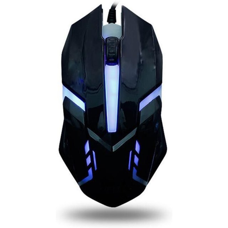 Bouton de souris de jeu filaire ergonomique, Usb, Led, S1, lumineux, rétroéclairage, pour ordinateur Pc et portable