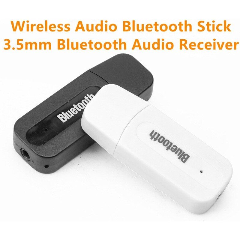 BATEAU RAPIDE! Adaptateur USB Bluetooth pour haut parleur de voiture, sans fil, bâton Audio, récepteur Audio, 3.5mm, 1 pièces