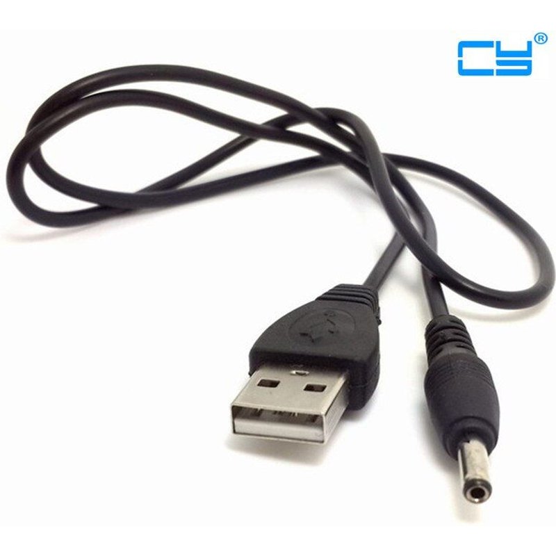 Cordon d'alimentation USB vers prise mâle 3.5mm, 80CM, 3.5 ft