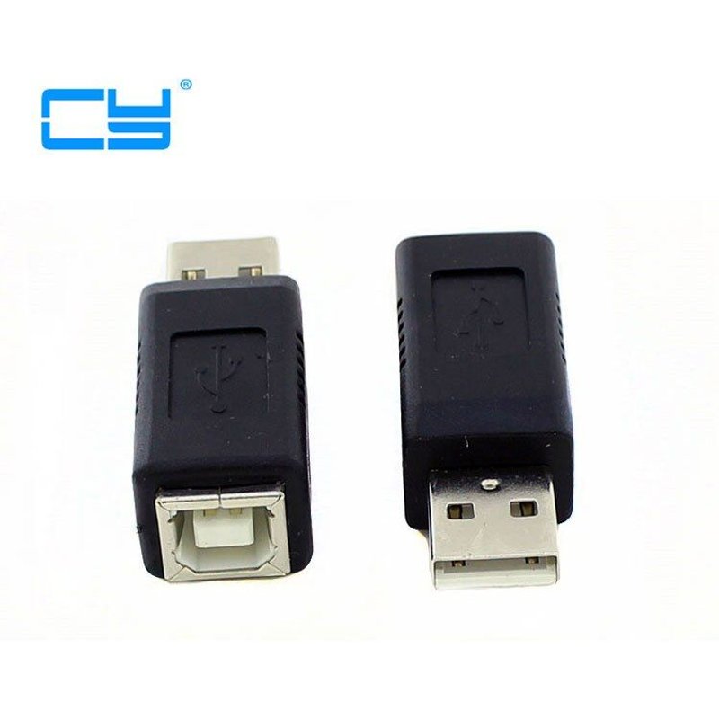 Adaptateur Portable USB 2.0 Type A mâle vers USB Type B femelle, prise d'extension d'imprimante, convertisseur de haute qualité, 5 pièces, nouvelle collection