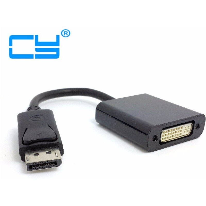 Câble Displayport vers DVI adaptateur DP vers DVI I, connecteur DP vers DVI pour ordinateur graphique, affichage DELL