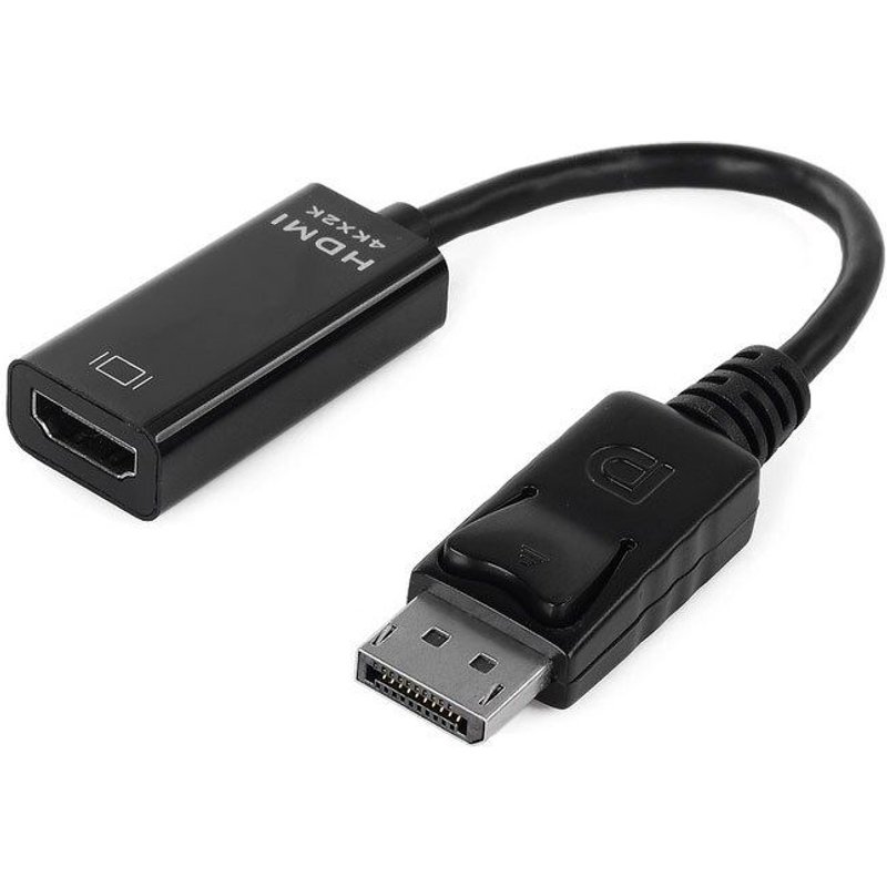 Adaptateur Standard DisplayPort DP vers HDMI 1 4, avec Support Audio 3D pour ATI Black