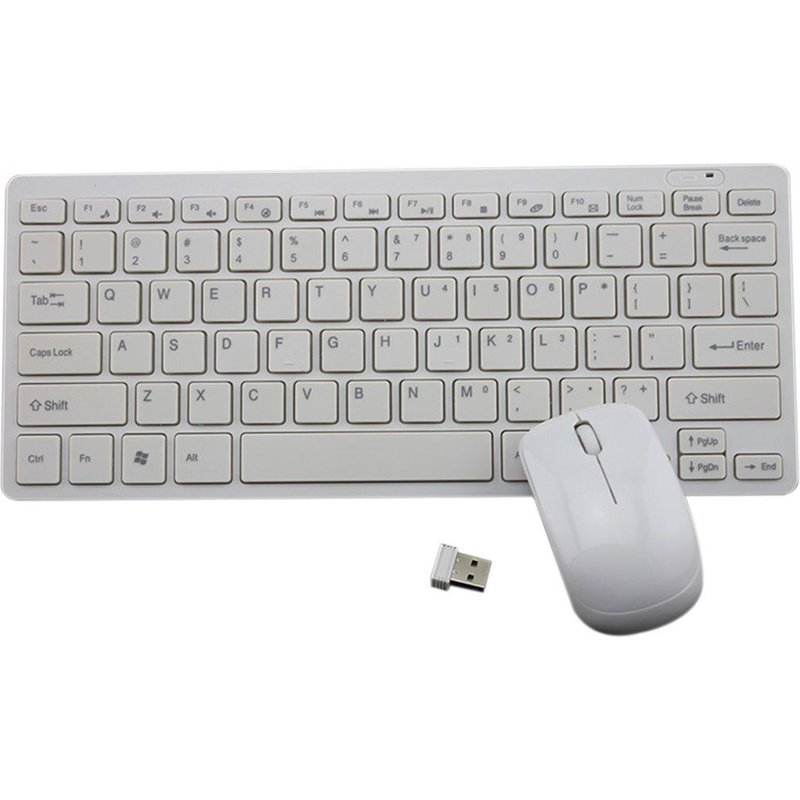 Clavier sans fil Portable pour Mac, ordinateur Portable, box TV, 2.4G, Mini ensemble clavier et souris, fournitures de bureau pour IOS Android Win 7 10