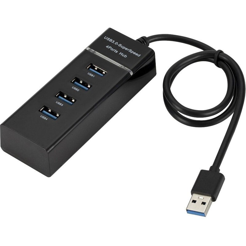 Répartiteur de concentrateur USB 2.0 3.0 à 4 Ports, HUB à grande vitesse, Multi Expansion pour ordinateur de bureau et portable, adaptateur USB 3.0