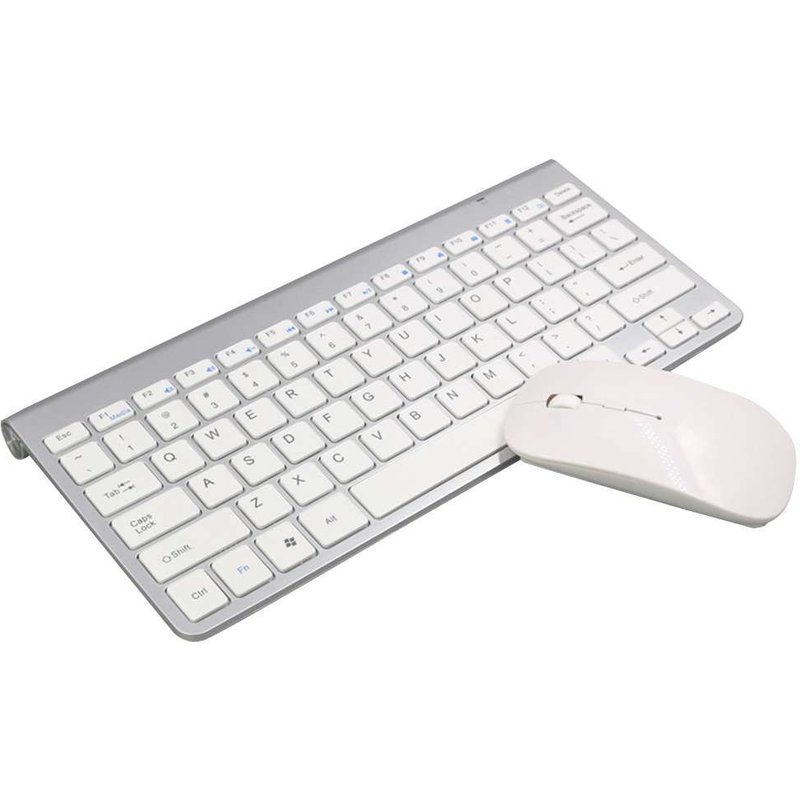 Kit de clavier sans fil USB Slim avec souris, pour ordinateur de bureau, PC portable