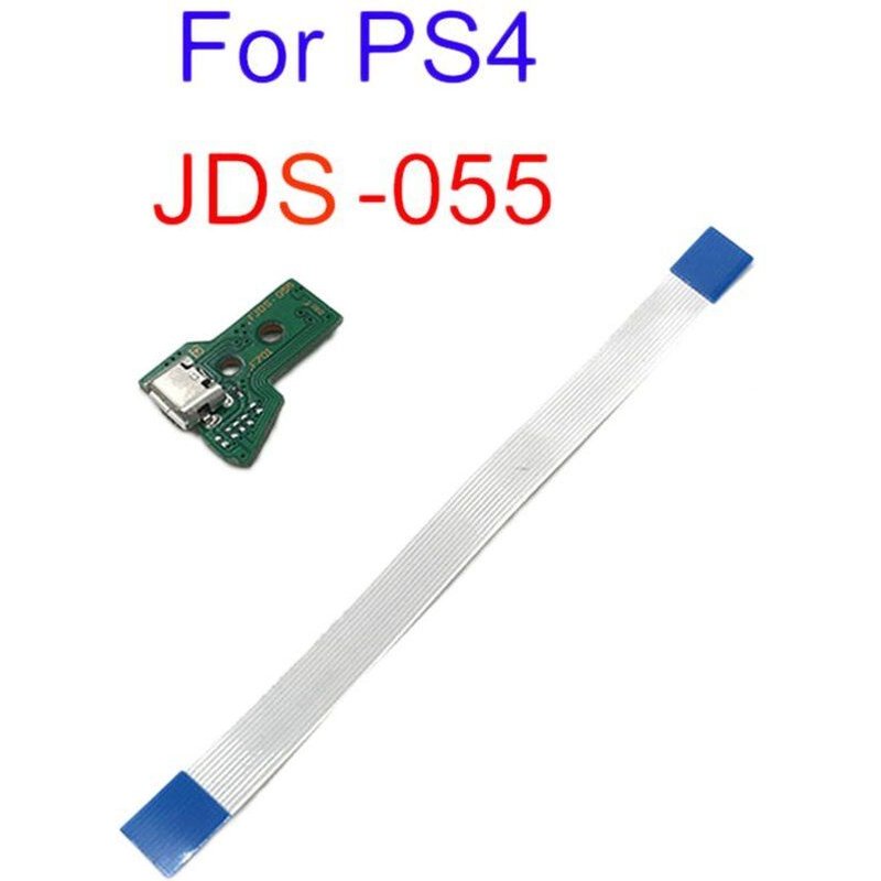 Carte de prise de Port de chargement USB pour contrôleur SONY PS4, carte de commutateur de prise de charge de poignée, Module de câble 12 broches pour PS4