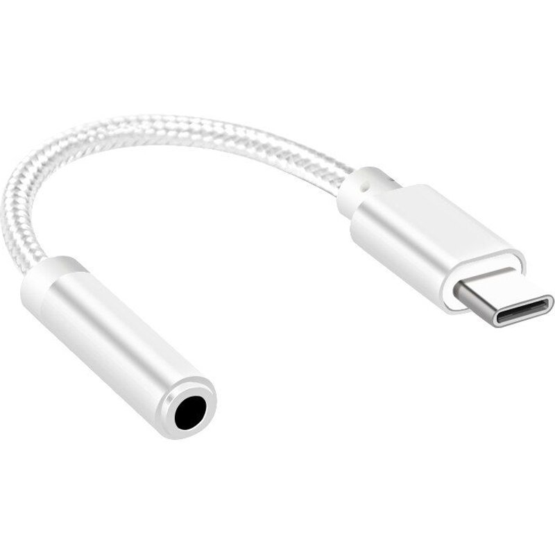 Adaptateur de câble tressé USB C Type C à Jack 3.5mm, câble Audio Aux pour téléphone intelligent Xiaomi Huawei