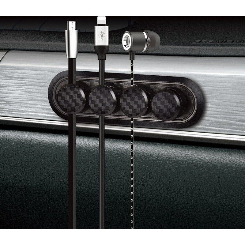 Organisateur de câbles USB, enrouleur de câbles de bureau, Clips de gestion rangés, support de câbles pour souris, organisateur de fils d'écouteurs