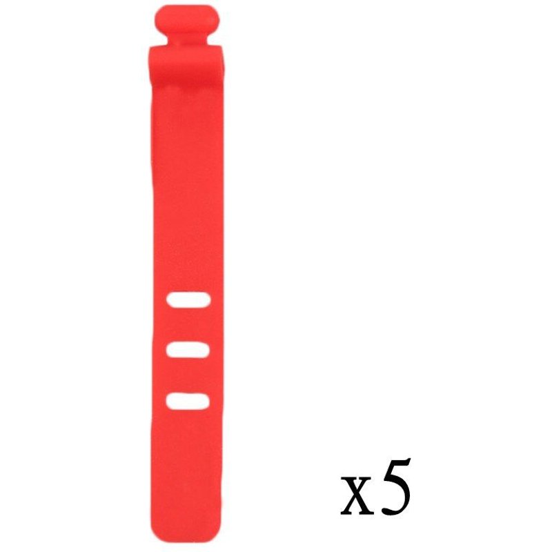 Enrouleur de câble de téléphone de bureau polyvalent, Clip d'écouteurs, organisateur de chargeur USB, support en Silicone pour Fixer le fil, 5 pièces