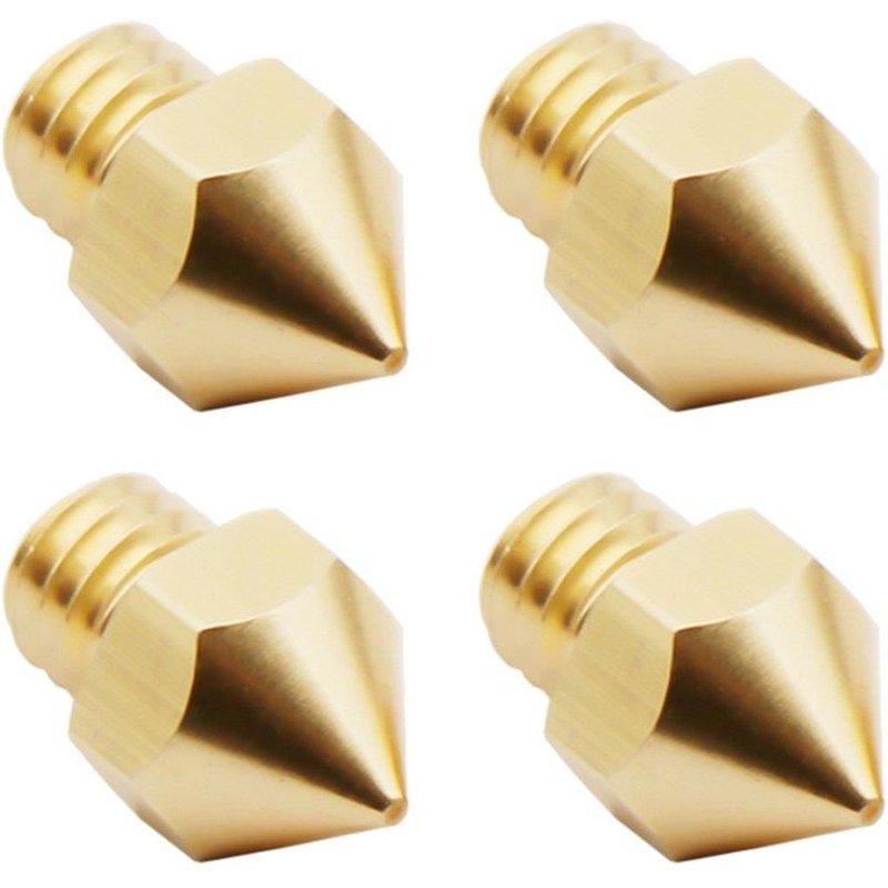 Buse en laiton 0.2MM/0.3MM/0.4MM pour extrudeuse MK8, Hotend 1.75MM, Filament pour pièces d'imprimante 3D, 1 pièce