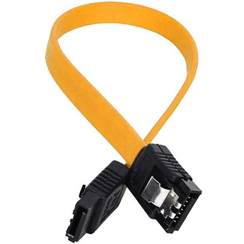 Câble SATA 2.0 2.0 II 3 GB/s pour disque dur, fil droit à double canal, 40cm