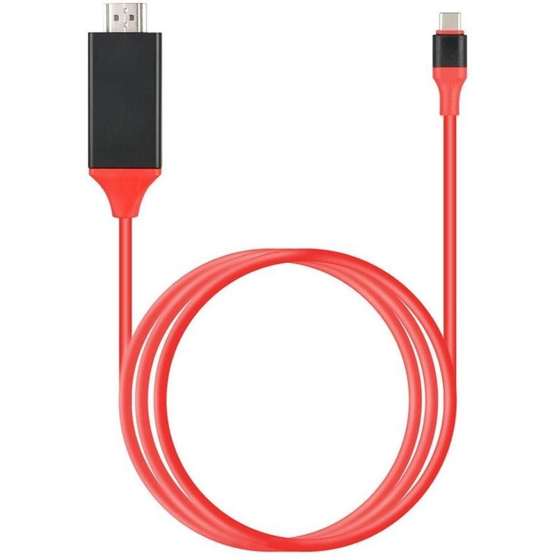 Câble USB 1.8 vers HDMI mâle vers mâle de 3.1 M, adaptateur pour Samsung AV TV