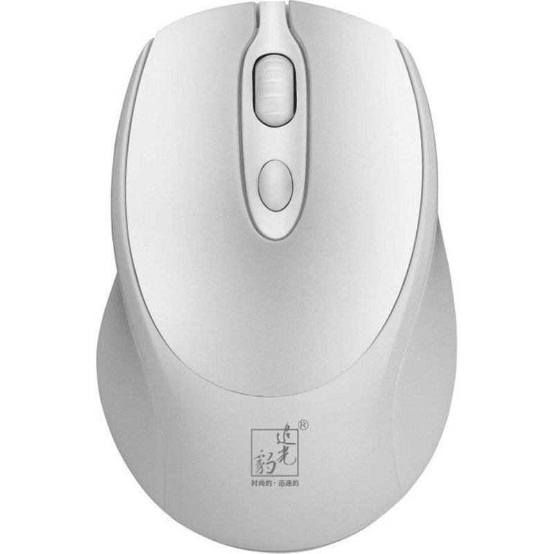 Souris sans fil Rechargeable, 1600 DPI, 4 boutons, optique, silencieuse et ergonomique, pour PC et ordinateur portable, avec récepteur USB, blanche