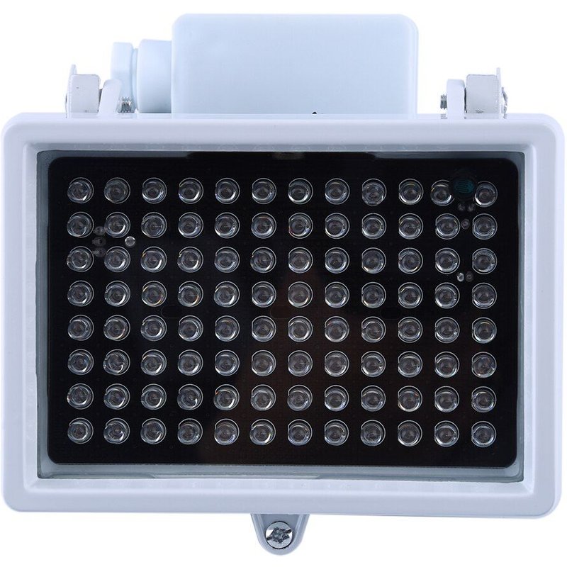 Lampe de Vision nocturne universelle à 96 LED, 12V DC, IR, pour caméra CCTV, éclairage de sécurité domestique et de jardin