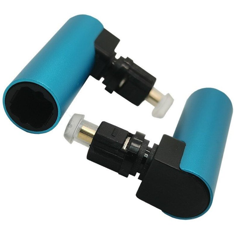 Câble Audio optique numérique à Angle droit SPDIF Toslink, adaptateur optique à 90 degrés pivotant à 360 degrés pour haut-parleur, boîte de son, TV