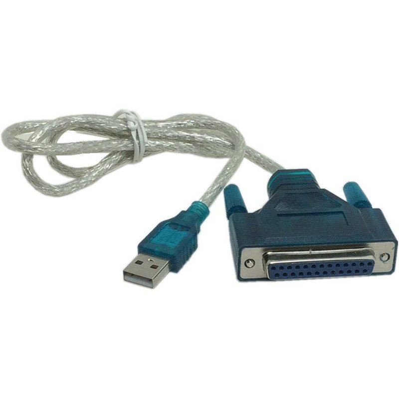 Câble adaptateur USB 2.0 à 25 broches DB25 pour imprimante parallèle IEEE 1284, 1 Mbps, pour ordinateur portable
