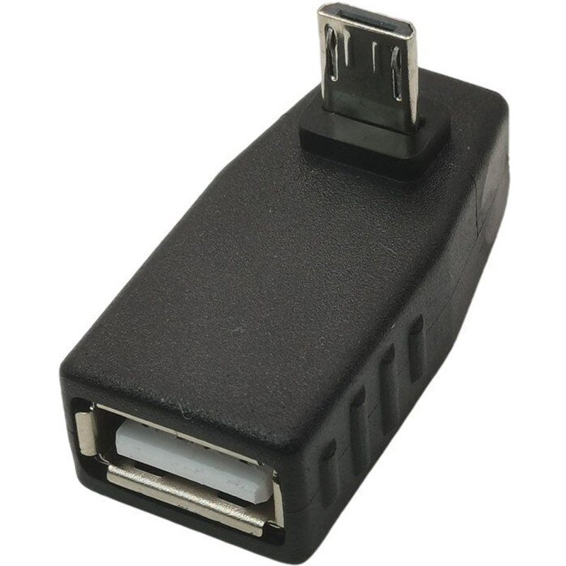 Adaptateur MICRO USB OTG, ANGLE haut, bas, gauche et droite 90 degrés pour téléphone et tablette