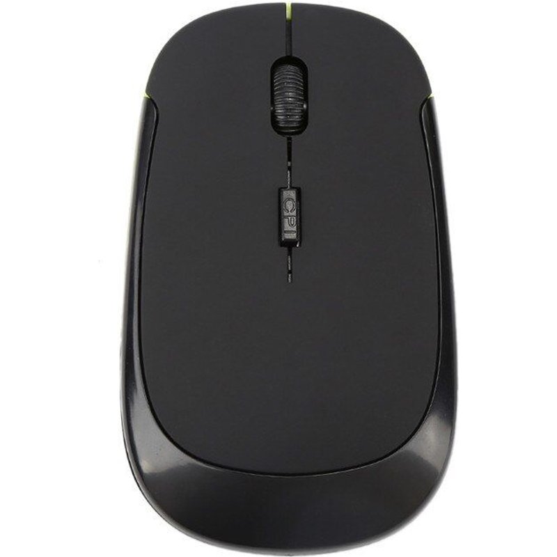Souris optique sans fil 2.4G avec récepteur USB 2.0, Super fine, à défilement droit, pour ordinateur portable et Gamer