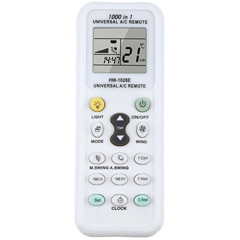 Télécommande A/C numérique LCD, 1000 en 1, universelle, K 1028E, faible consommation d'énergie, climatisation, 433HZ