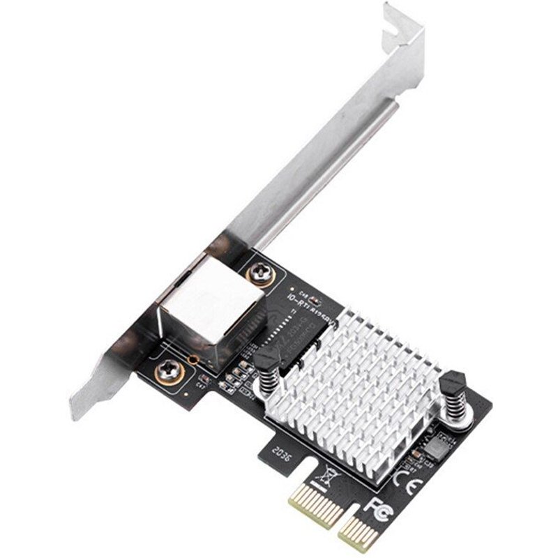 Carte réseau Ethernet Gigabit PCI Express, 2500 mo/1000 mo/s, 2.5 go, adaptateur PCIE RJ45, carte de transfert