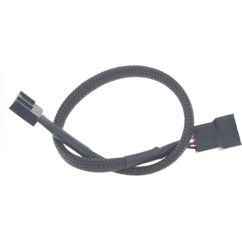Câble d'extension de ventilateur PWM4P pour carte mère CPU 4 broches, câble adaptateur châssis, câble d'alimentation 4 broches