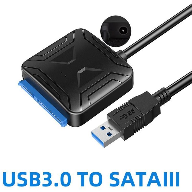 Adaptateur de disque dur USB 3.0 à Sata 3.5 2.5 jusqu'à 5 Gbps, Support de disque dur SSD 2.5 ""/3.5"", convertisseur multifonction, 1 pièce