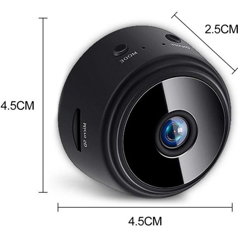 Mini caméra de surveillance Wifi HD 1080P, dispositif de sécurité domestique sans fil, avec capteur de Vision nocturne, pour Android et IOS, a9