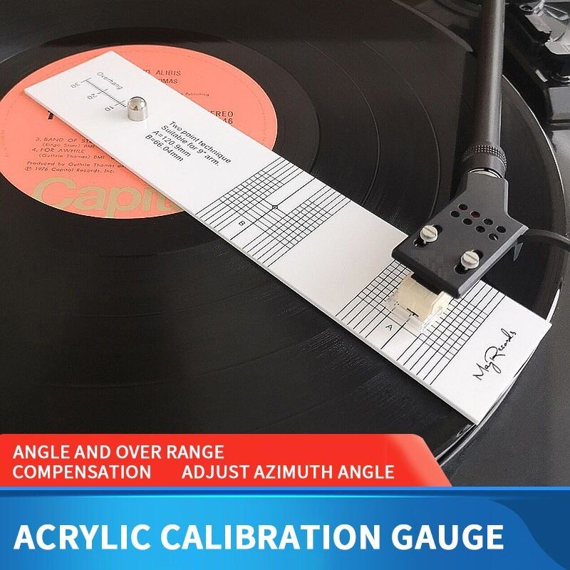 Jauge de Distance de calibrage de ramassage, rapporteur d'enregistrement LP vinyle platine phonographe Phono cartouche alignement du stylet, offre spéciale