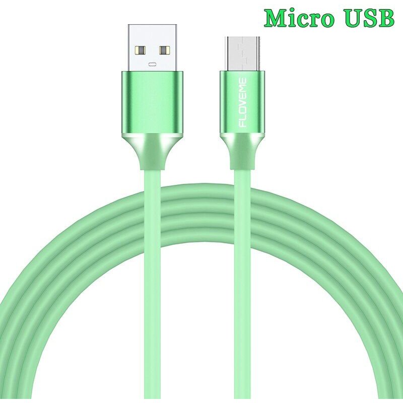 Câble Micro USB de Type C 5A en Silicone liquide pour recharge rapide, cordon de chargeur pour téléphone Android et Samsung, 1m / 0.25m