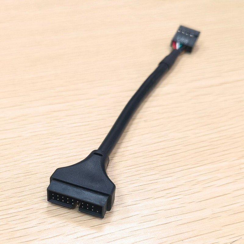 Usb 2.0 Mâle Câble Convertisseur Lecteur de disquette Panneau Câble Adaptateur USB 3.0 USB 2.0 20 Broches Mâle à 9 Broches Femelle
