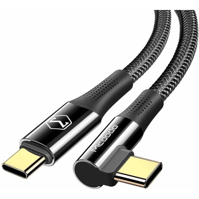 Câble USB PD 100W de Type C à C pour recharge rapide et transfert de données, cordon de chargeur 4.0 de 2m pour Xiaomi macbook Pro et Samsung S10 S20 Ultra