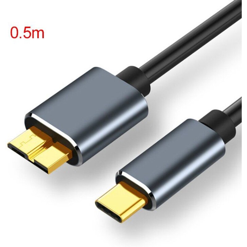 B Micro USB C 3.0 Câble Type c USB 3.0 Micro B Câble Connecteur 5gbps Disque Dur Externe Câble Pour Disque dur D'ordinateur