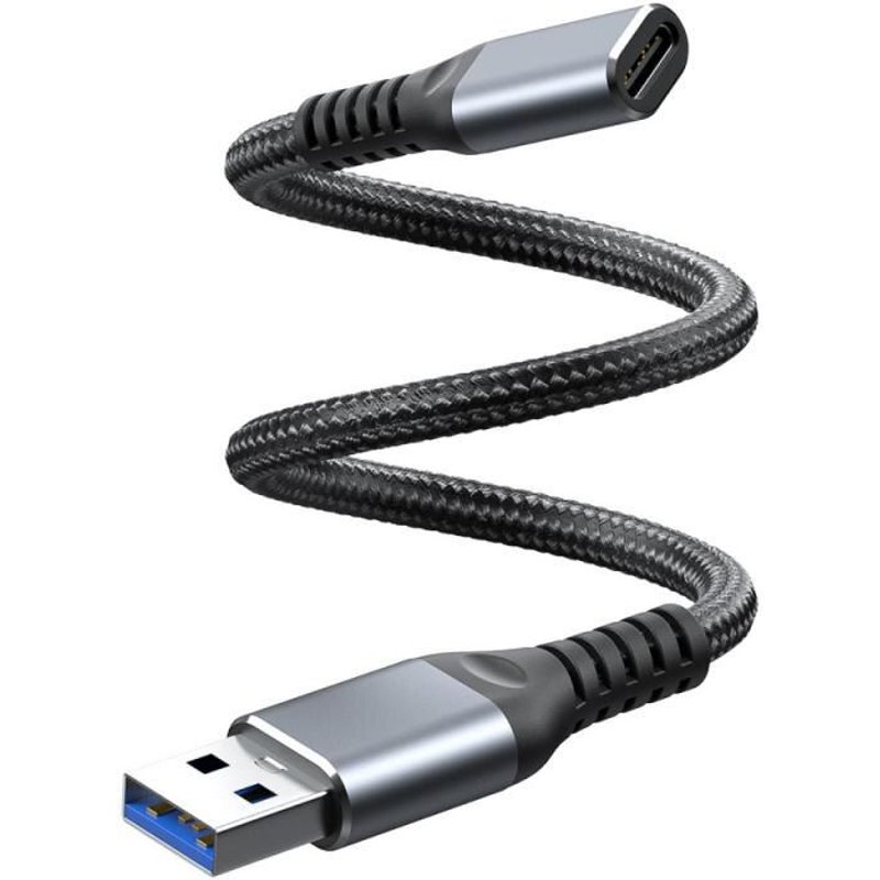 Adaptateur USB 3.0 de type C, Macbook, iPhone 11 pro, mâle à femelle, OTG, câble,