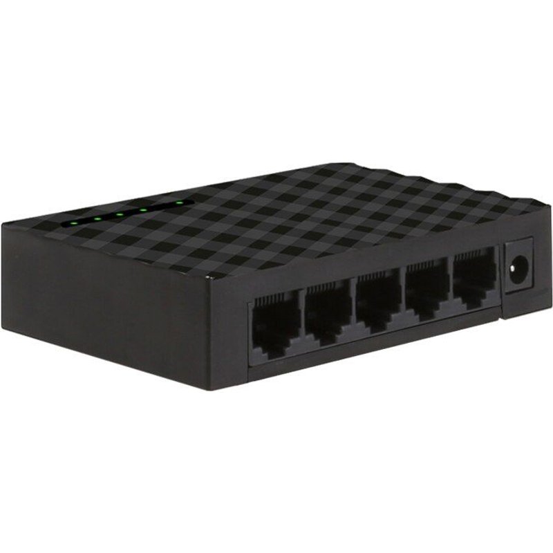 Commutateur réseau Gigabit Ethernet RJ45 LAN, 5 ports, 10/100/1000Mbps, rapide, commutateur réseau de bureau, avec prise EU/US, adaptateur d'alimentation