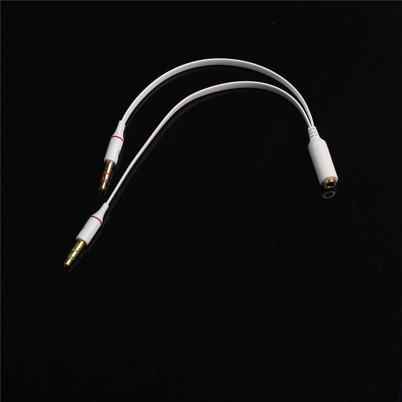 Câble Audio stéréo 3.5, câble de ligne de haut parleur mâle à femelle, câble de Conversion de casque, 1 à 2 PC, ordinateur portable, 3.5mm