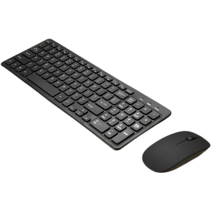 Ensemble clavier et souris sans fil, Portable, silencieux, touches en chocolat, Ultra fin, mignon, pour ordinateur Portable et de bureau