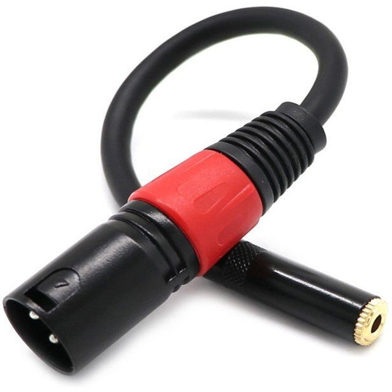 Câble Audio XLR vers ligne Audio XLR mâle femelle 3.5mm, 3 broches, convertisseur, rallonge 1/8 pouces vers câble micro, 1 pièce