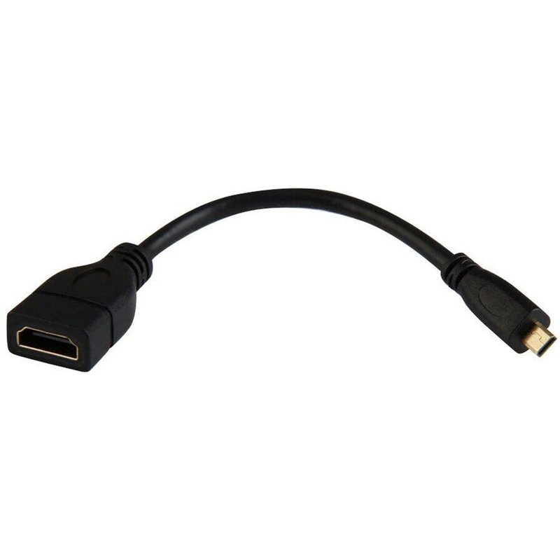 Adaptateur de câble, convertisseur 1080P mâle vers femelle, Micro Hdmi