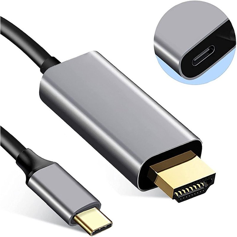 Câble USB de Type C vers HDMI, 4k 30hz, convertisseur de téléphone vers TV, pour MacBook Pro/ MacBook Air