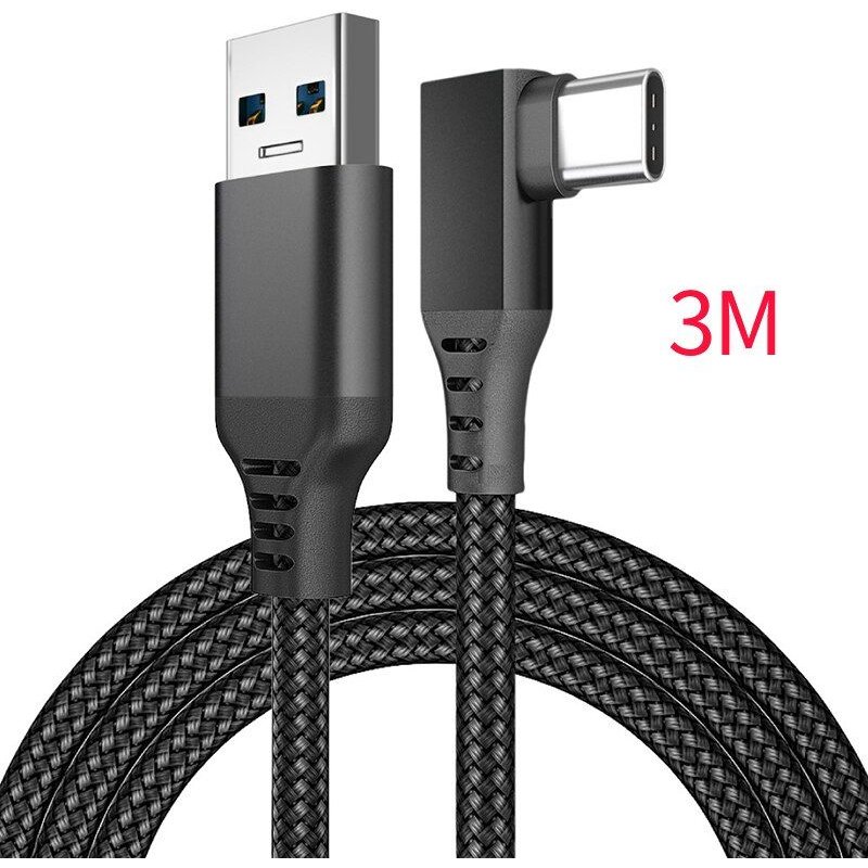 Câble de chargement pour Oculus Quest 1/2 Link VR, câble de transfert de données USB 3.0 Type C vers cordon USB A, accessoire VR