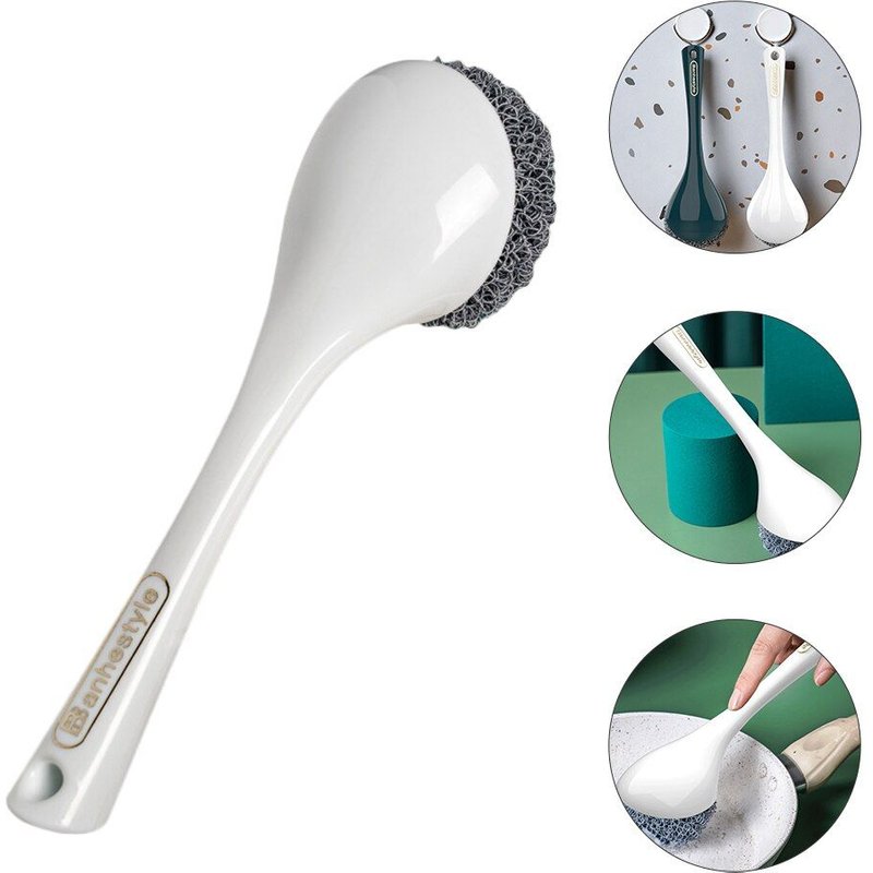 Brosse à vaisselle polyvalente à Long manche, épurateur de vaisselle, outil de nettoyage de casseroles