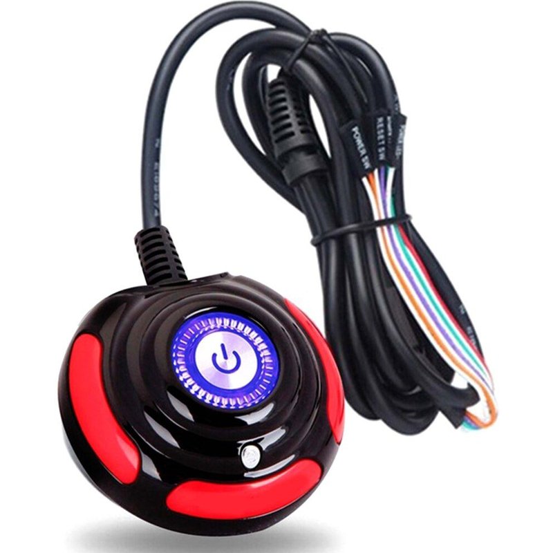 Boîtier d'ordinateur de bureau 1.6m, alimentation électrique, bouton de réinitialisation du disque dur