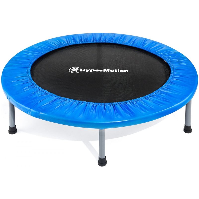 Hypermotion Trampoline Fitness Max 100kg - Diamètre 91cm 36 Ressorts 6 Pieds Antidérapants Intérieur Extérieur Jardin Pliable Ce En