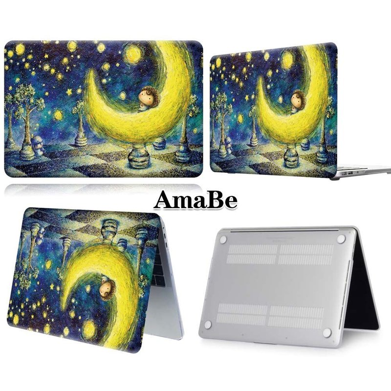 Coque Anti-chute pour Macbook, nouvelle barre tactile - For PRO 13 A1425 A1502 - peinture de lune