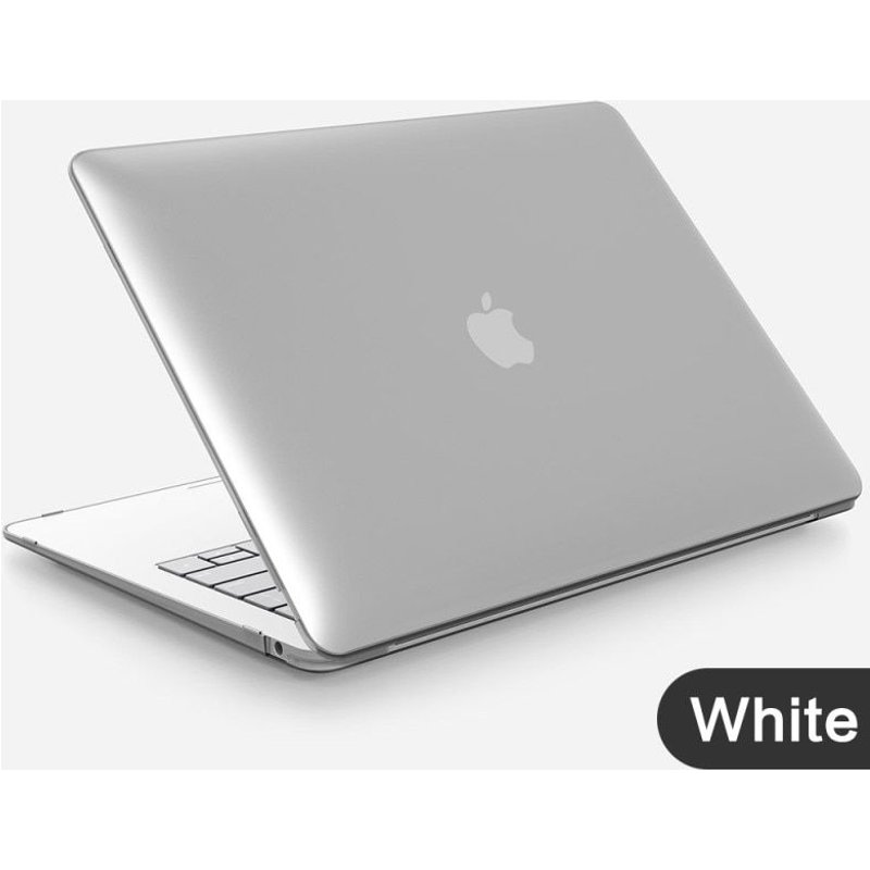 coque Anti-traces de doigts pour ordinateur portable, étui de protection 2020 pour Macbook et mac book pro 2020 - For PRO 13 A2338 - Blanc transparent