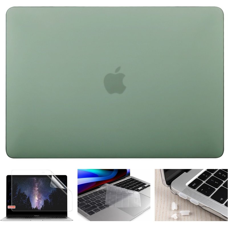 Coque rigide en cristal avec couvercle de clavier gratuit pour Macbook - For Pro 2020 A2251 A2289 - Verre mat