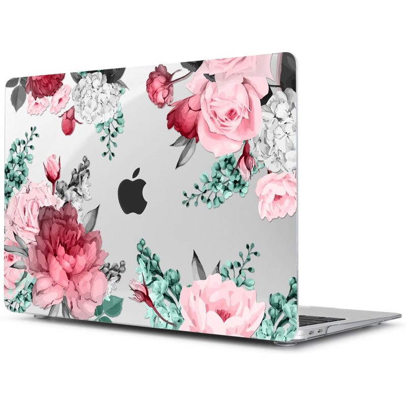 Coque rigide en cristal avec feuilles tropicales pour Macbook - For Modèle A1278