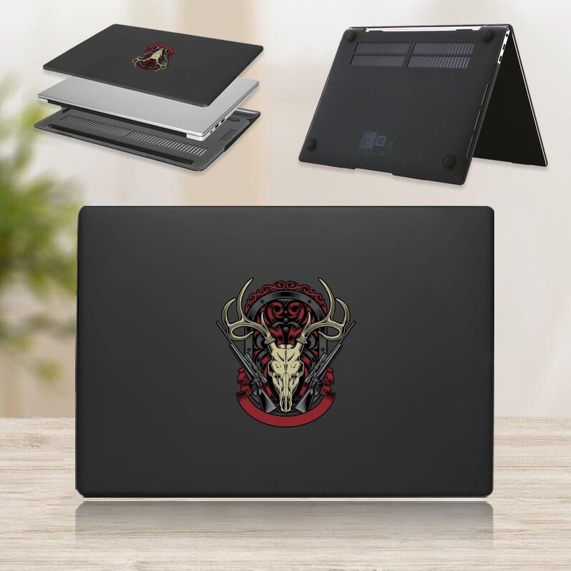 Coque rigide imprimée pour ordinateur portable, étui pour Huawei MateBook - For MateBook 13 amd Ryze - 18.Elk et pistolet