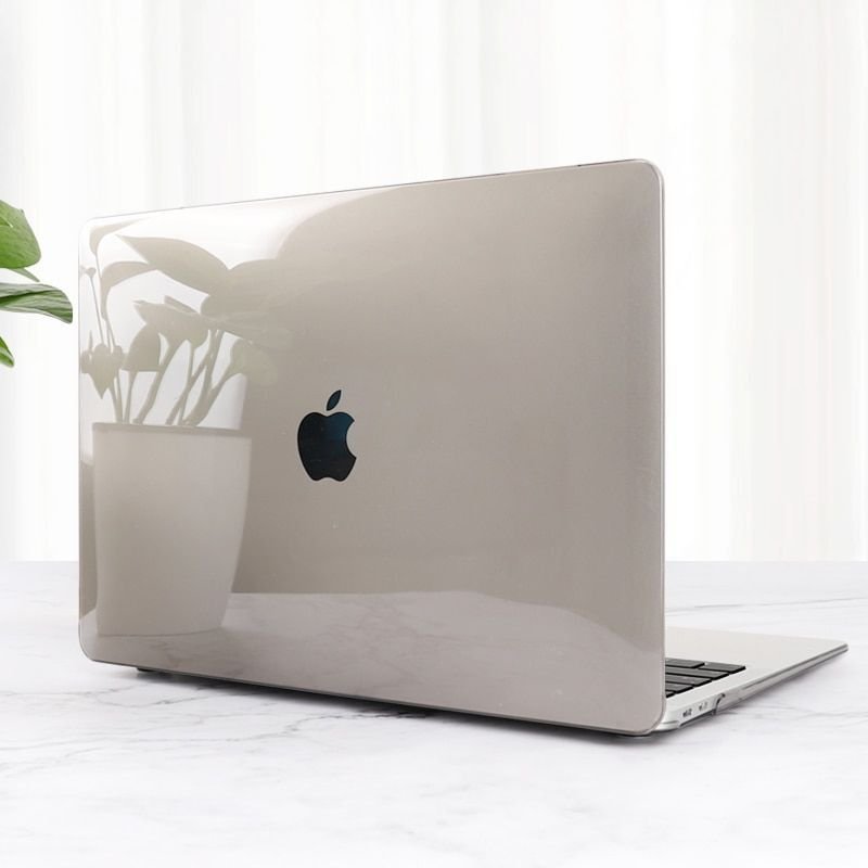 Coque rigide transparente en cristal pour Macbook - For 12 pouces A1534 - Cristal gris