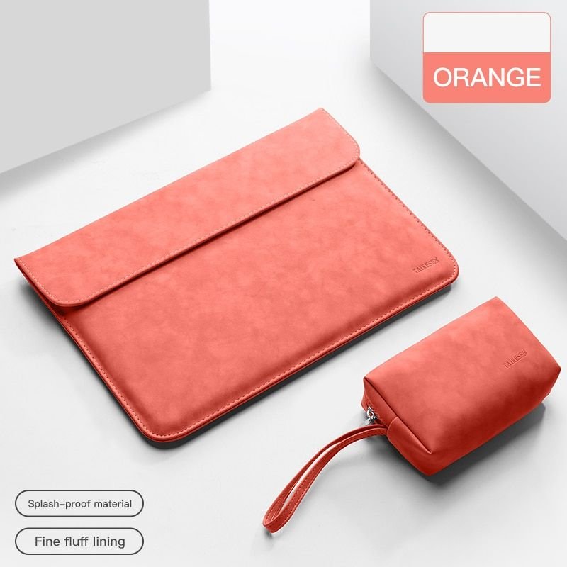 Étui à manches pour ordinateur portable, coque pour Macbook - For 15.6inch - ORANGE
